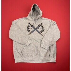 BIG & TALL Incredibils Heavyweight Hoodie Golden Size 2XL* Grey GUC